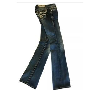 Women's Rock Revival Jeans Size 4/27 x 36 Low Rise